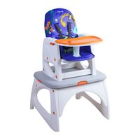 Silla de Comer Escritorio Balancin Eat&Swing Azul