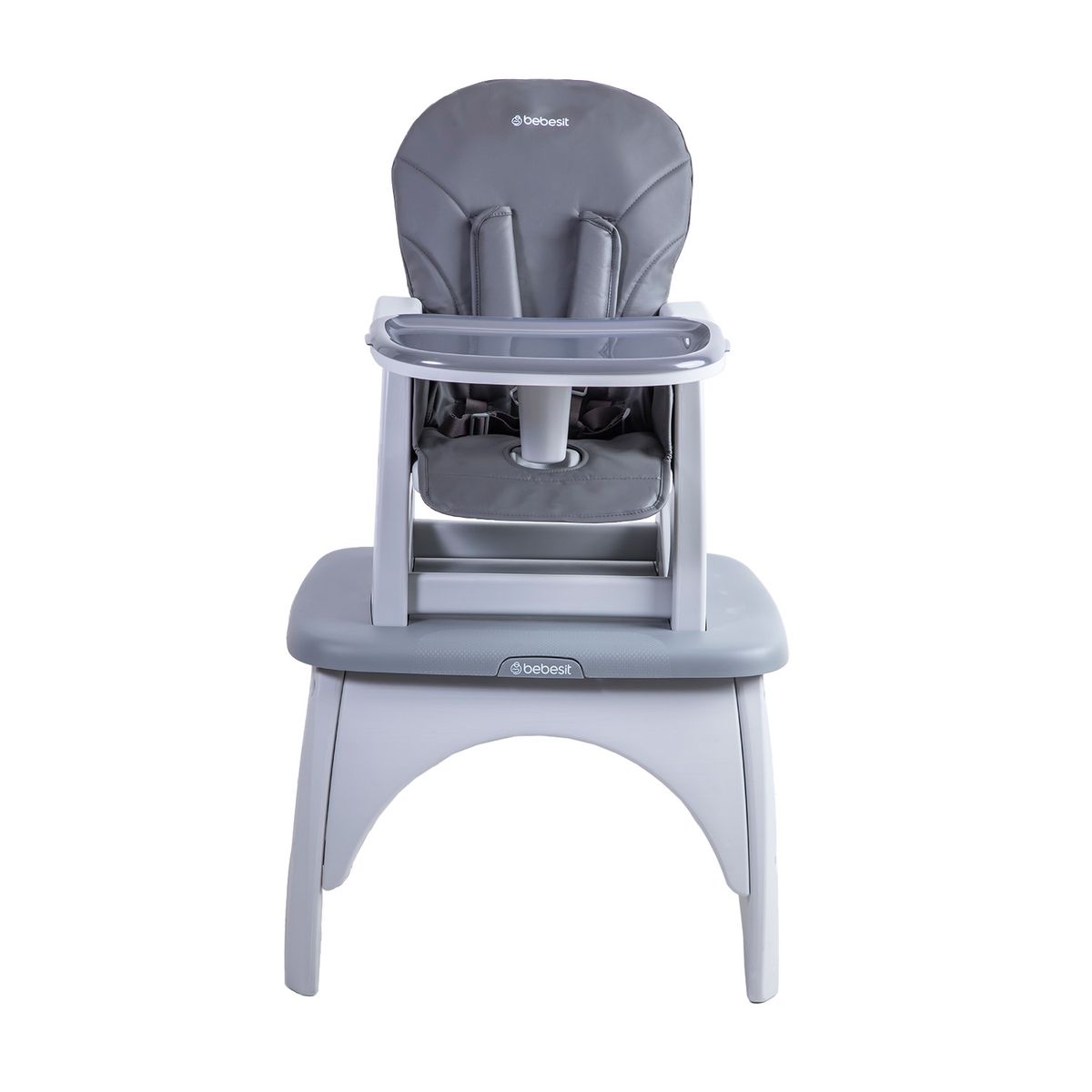 BEBESIT - Silla de Comer Escritorio Balancin Eat&Swing Gris Bebesit