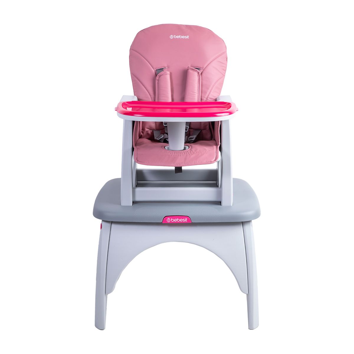 BEBESIT - Silla de Comer Escritorio Balancin Eat&Swing Rosa Bebesit