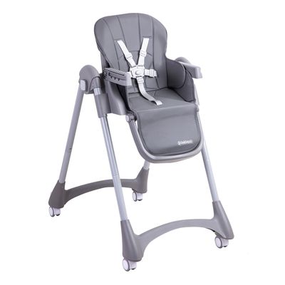 Imagen 2 del producto Silla de Comer Bebe Reclinable Plegable Easy Eat Gris