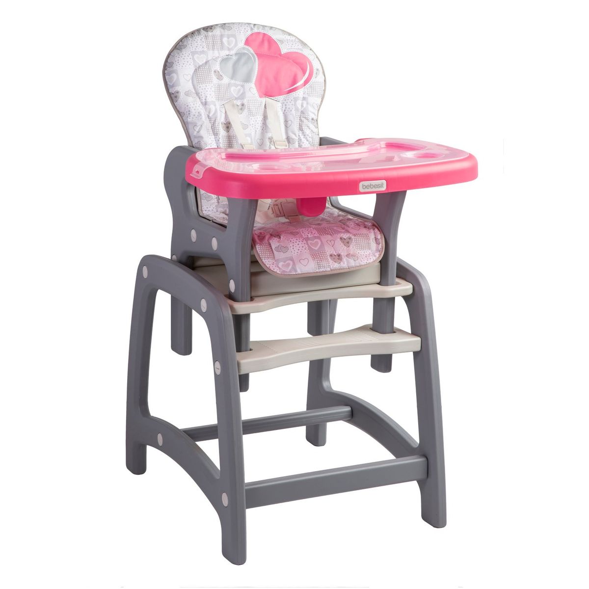 BEBESIT - Silla de Comer Kinder SX Rosada Bebesit