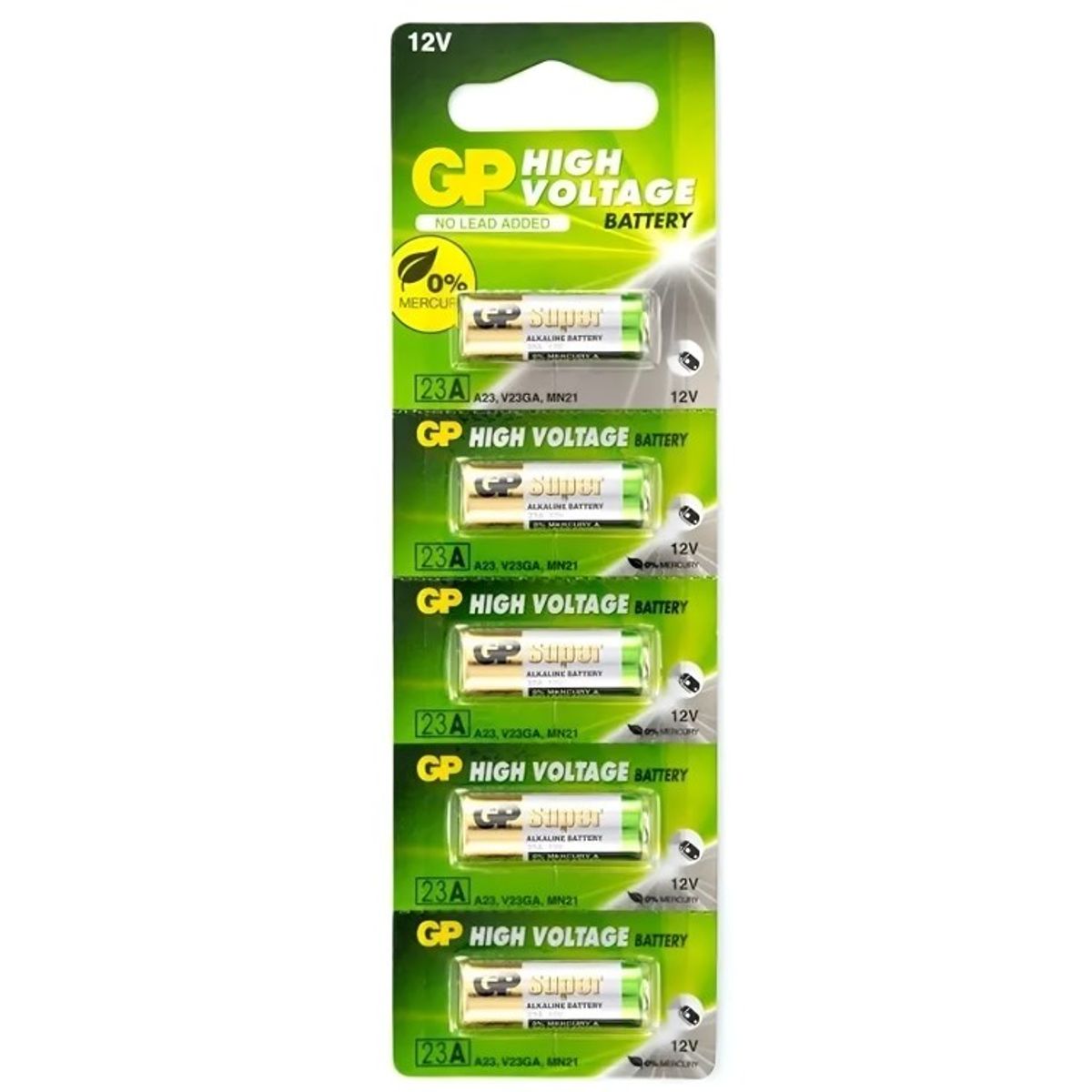 OEM - BLISTER 5 PILAS ALCALINAS 23A GP