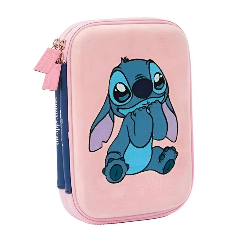 MOOVING - Estuche tipo cartuchera Grande Doble Cierre Stitch