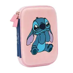 MOOVING - Estuche tipo cartuchera Grande Doble Cierre Stitch