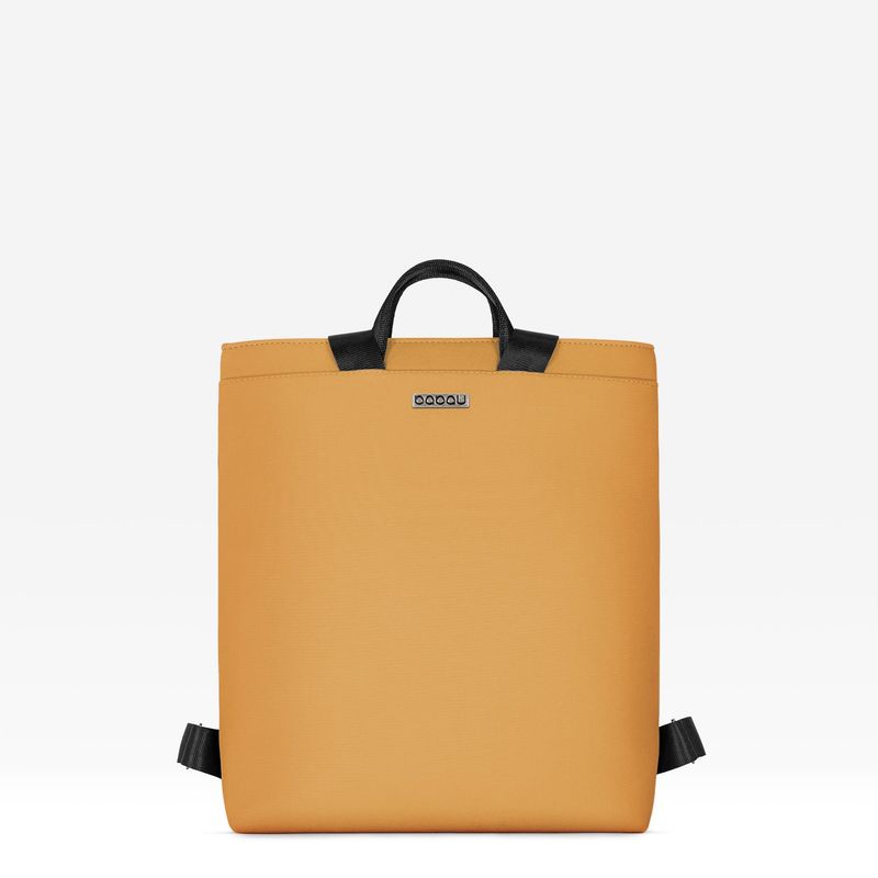 BABAU BARCELONA - Cartera Mochila Europea con Luz Interior BOOGIE M DOT MUSTARD
