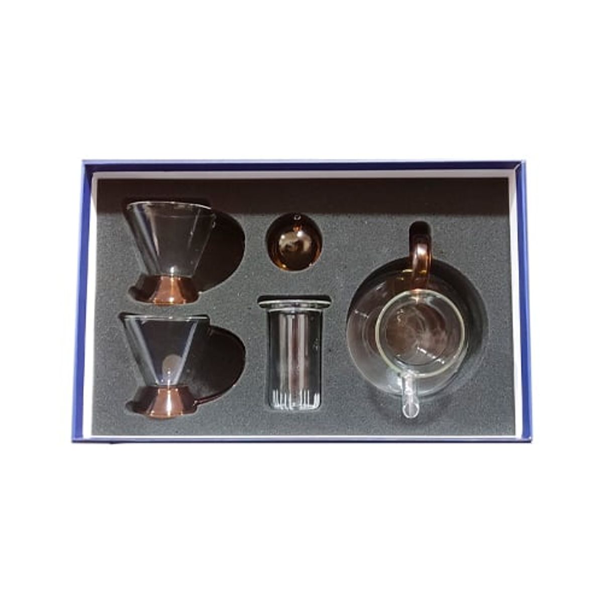 PERFECT CLASS - Set Tetera 500ml + 2 tazas de Té 180ml