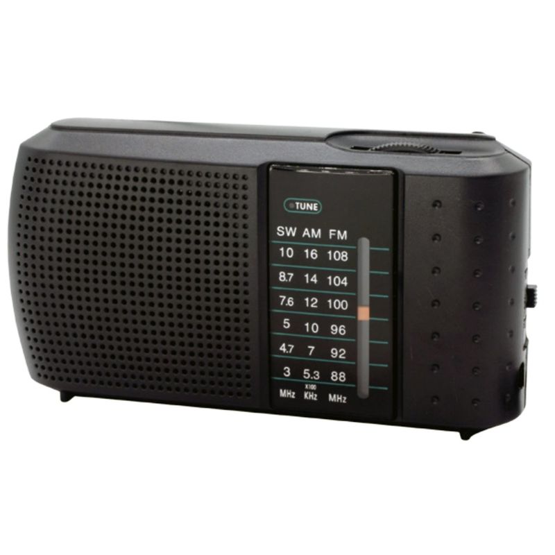 TECNOLAB - Radio Portátil De Bolsillo AMFMSW A Pilas - SC