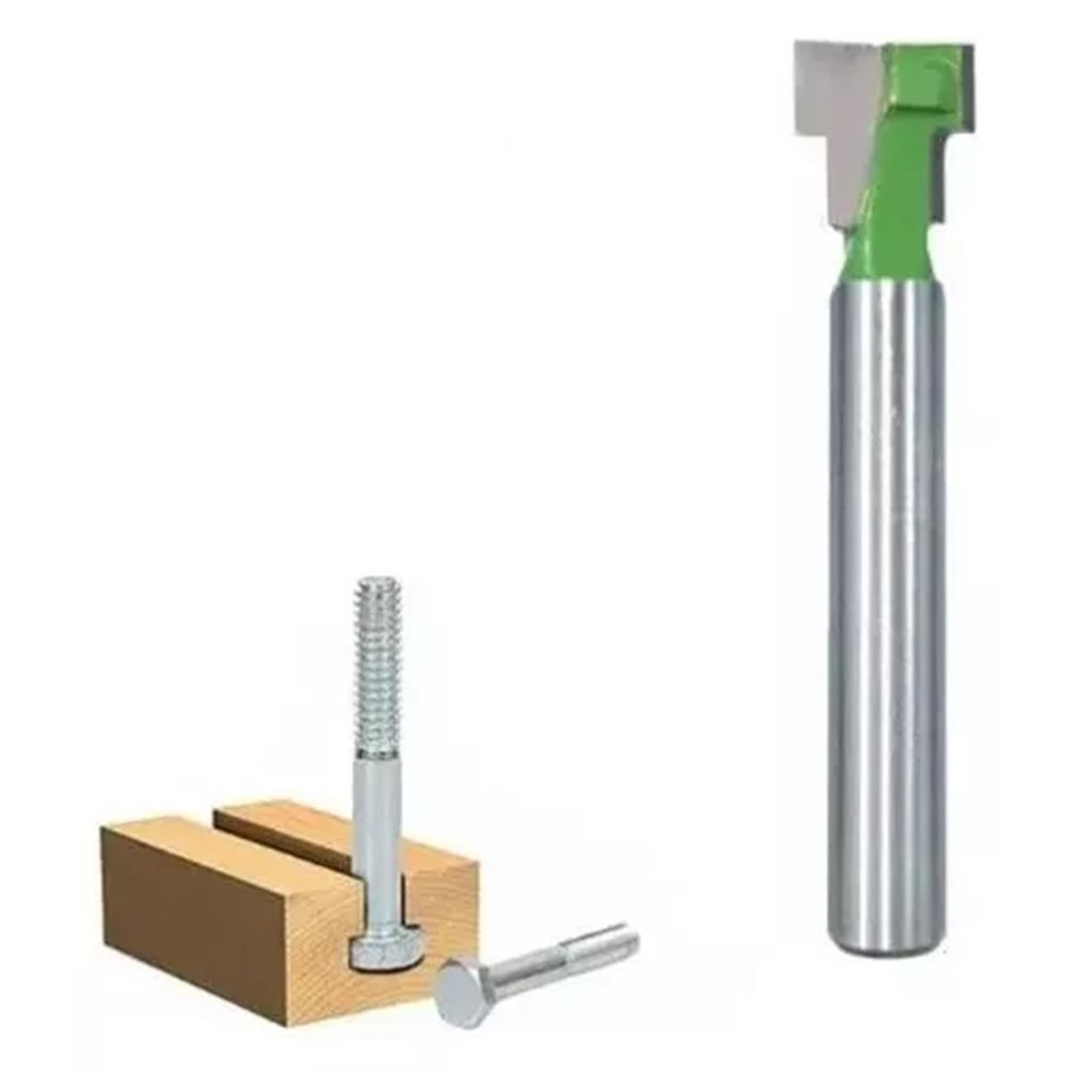 GENERICO - Fresa Tipo T Para Pernos Anclaje ¼ x 9.52 mm