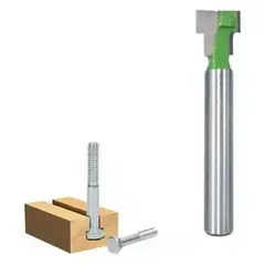 GENERICO - Fresa Tipo T Para Pernos Anclaje ¼ x 9.52 mm