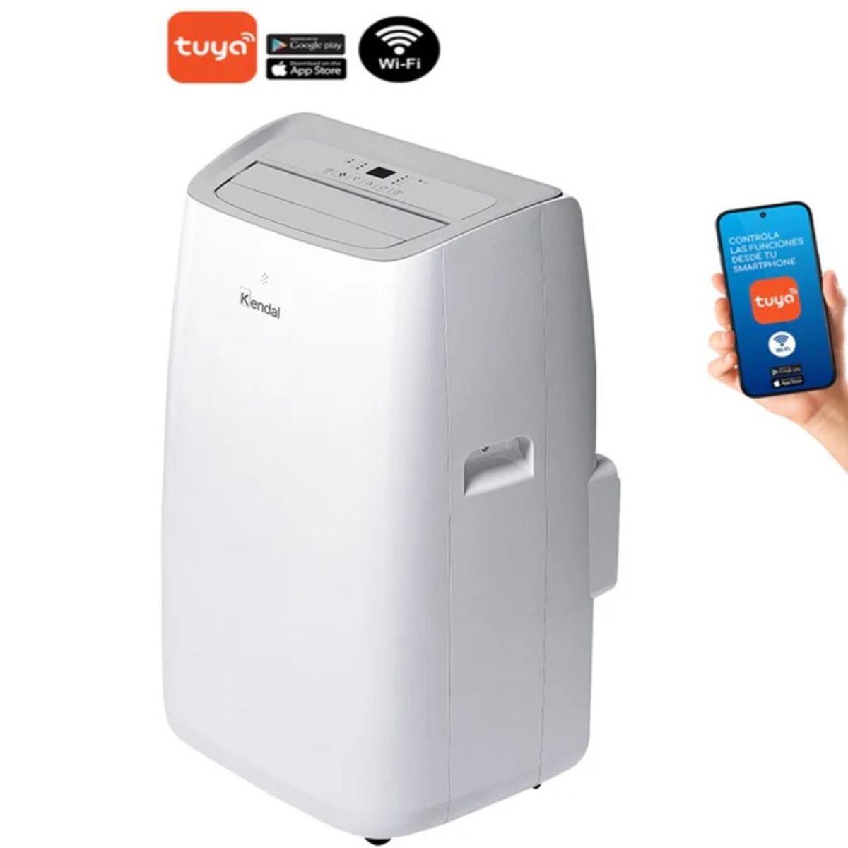 KENDAL - Aire Movil Acondicionado portatil kendal EVA III PRO 12000 Wifi