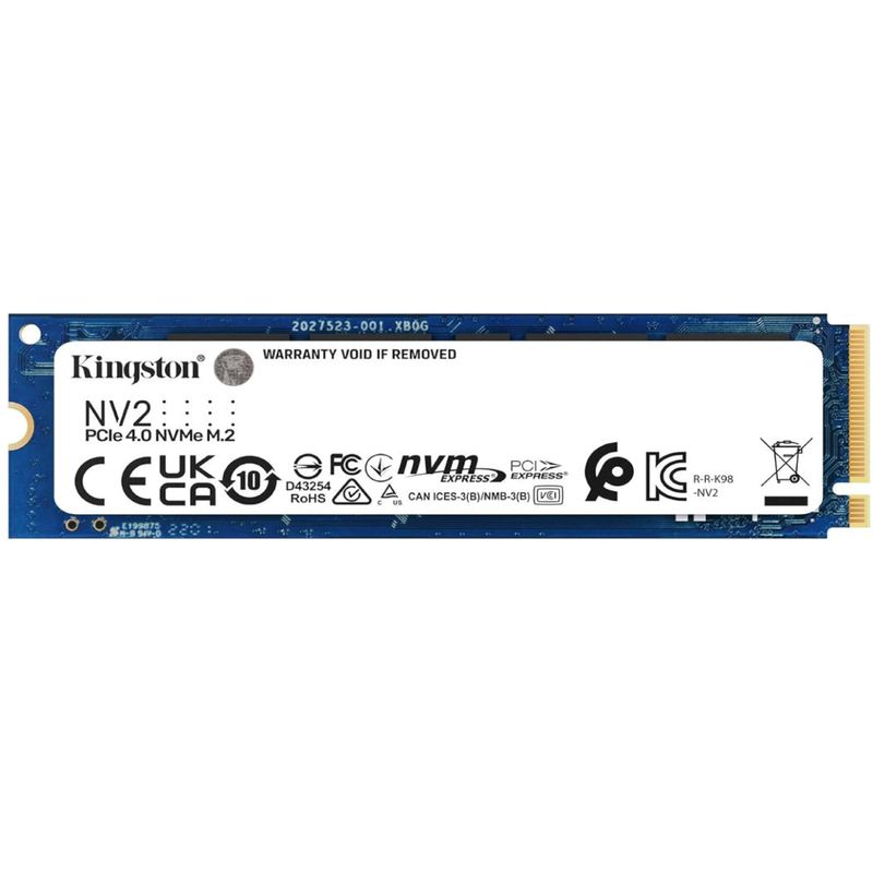 KINGSTON - SSD M.2 (2280) - 1 TB - Kingston NV2 - NVMe PCIe 4.0 x4 (SNV2S/1000G)