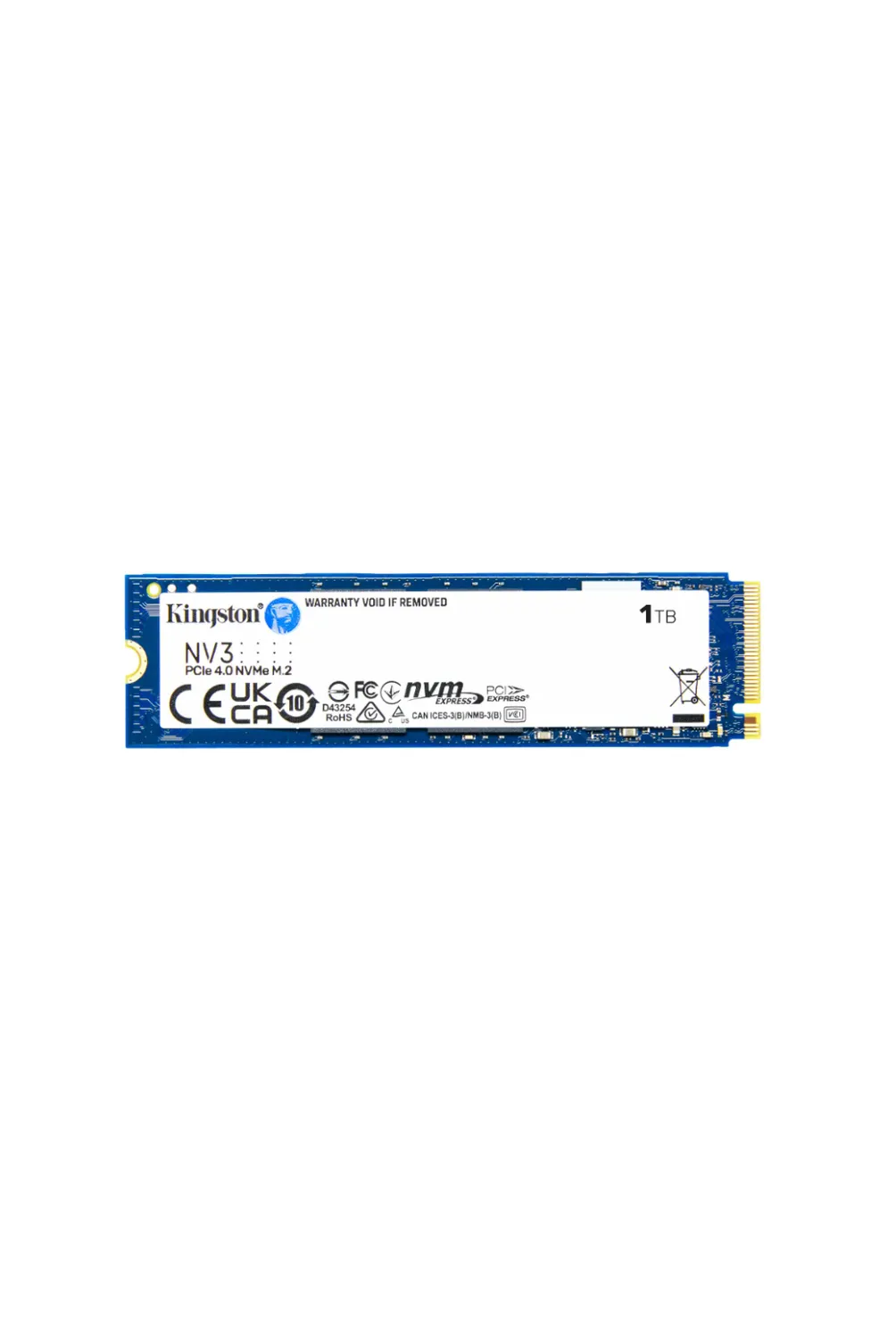 KINGSTON SSD M.2 (2280) - 1 TB - Kingston NV3 - NVMe PCIe 4.0