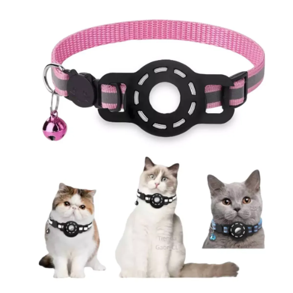 GENERICO - Collar Con Funda Airtag Antipérdida Para Localizar Gato
