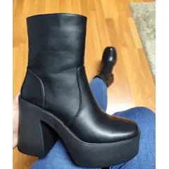 HERIEL - Botin Mujer Taco Alto con Plataforma M331