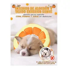 GENERICO - Collar Isabelino Para Perros Y Gato Donuts