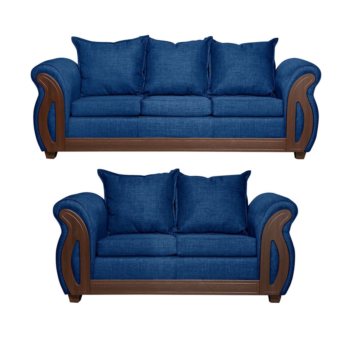 RUZAM MOBEL - LIVING 3-2 ISIDORA AZUL LINO