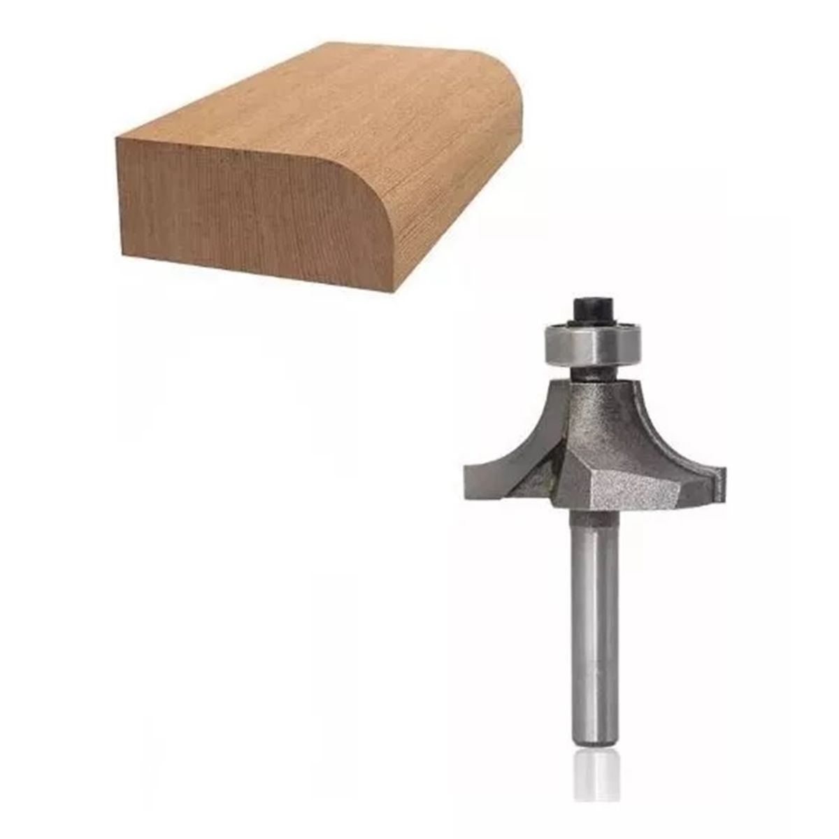 GENERICO - Fresa Madera Cuarto Rodon ¼ X 11 mm