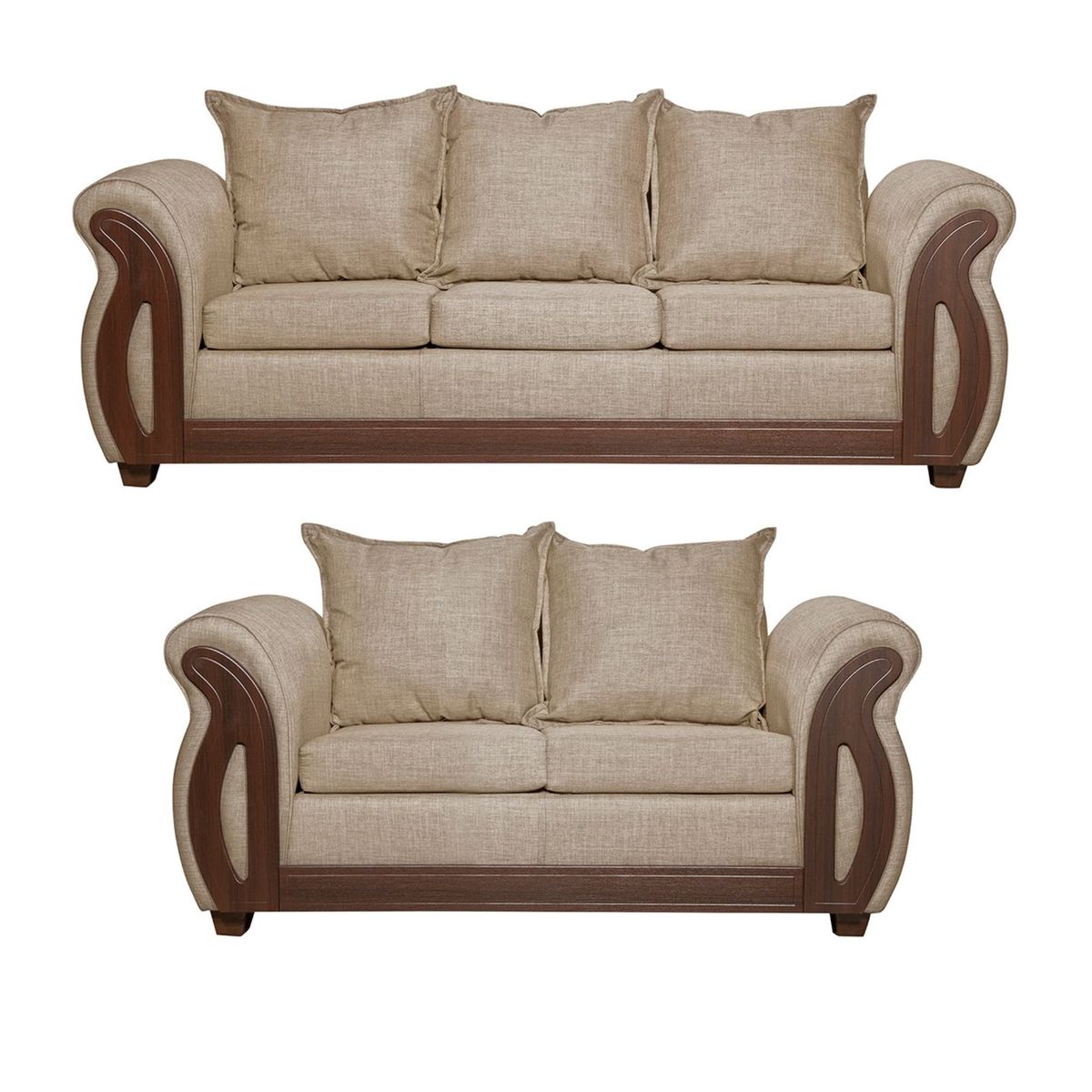 RUZAM MOBEL - LIVING 3-2 ISIDORA BEIGE LINO