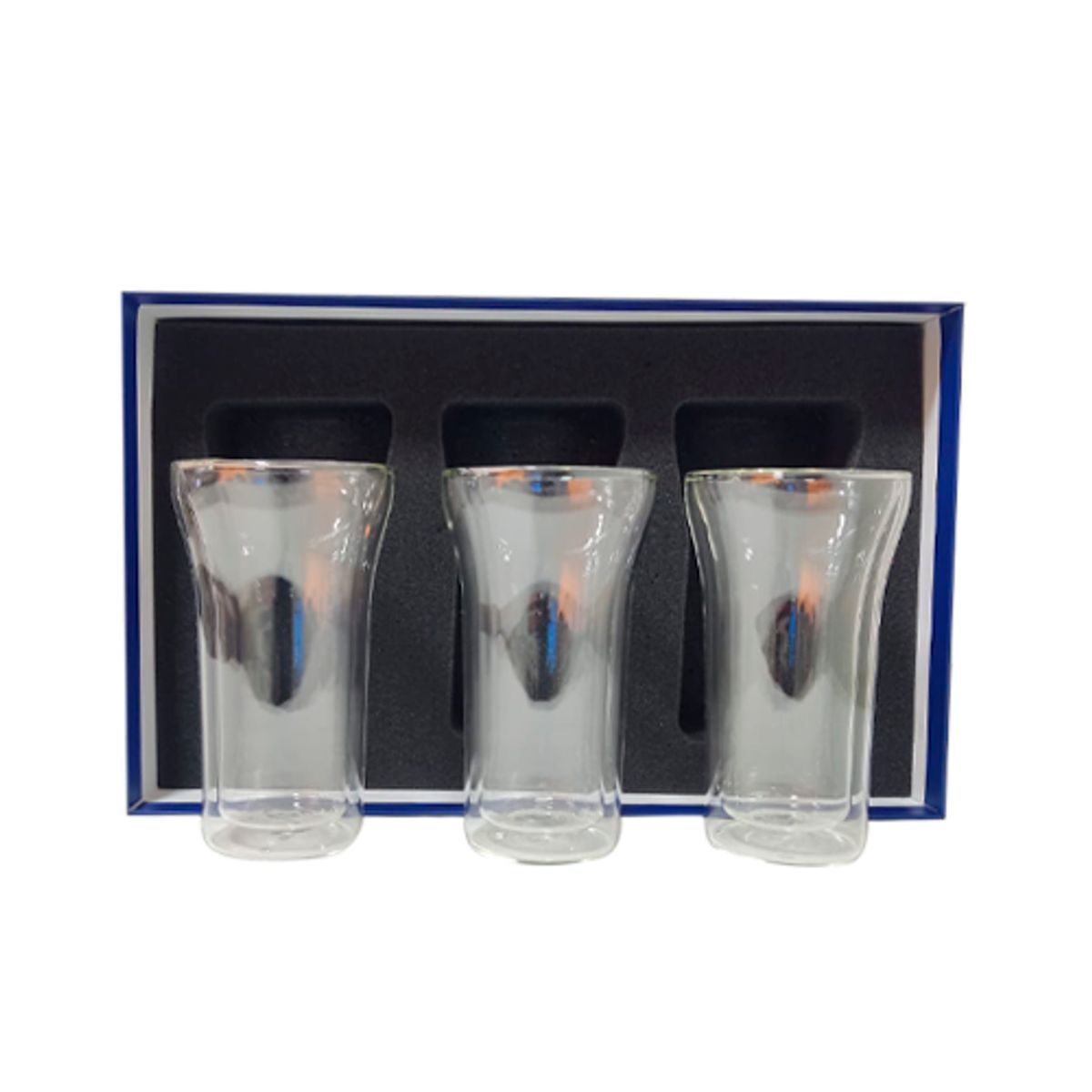 PERFECT CLASS - Set 3 Vasos Jugo Doble Pared 400ml