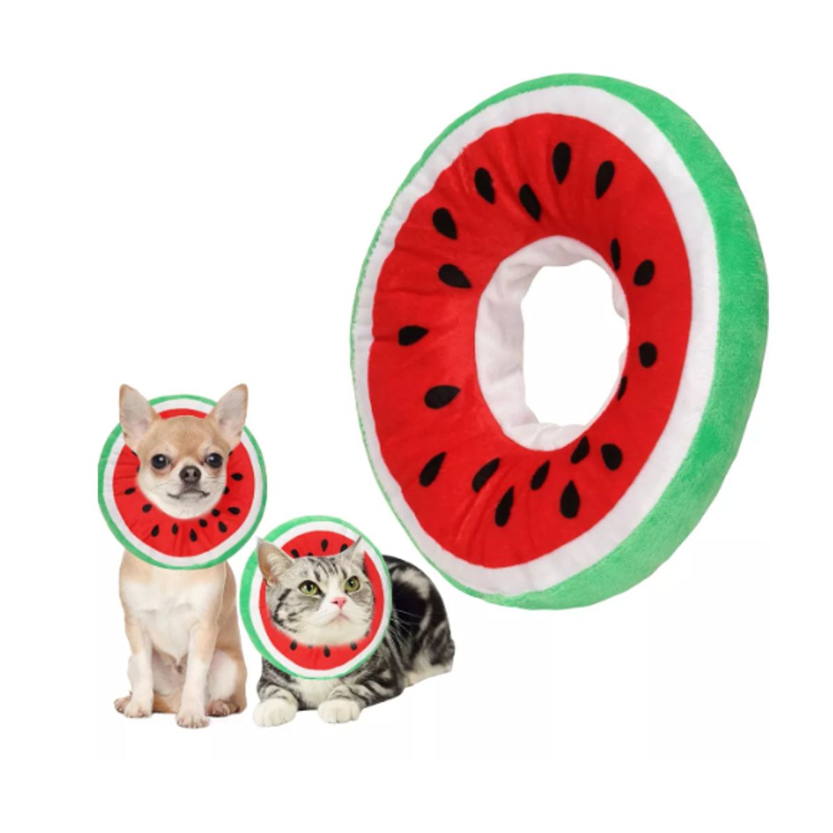 GENERICO - Collar Isabelino Para Perros Y Gato Donuts talla L