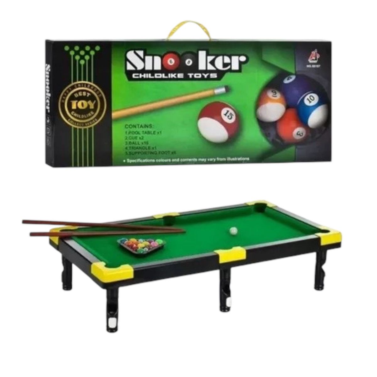 GENERICO - Mini Mesa De Pool Juego De Mesa - Juego Para Niños
