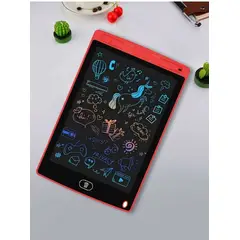 GENERICO - TABLET DE DIBUJO PARA NIÑOS COLOR ROJO DE 8.5 PULGADAS