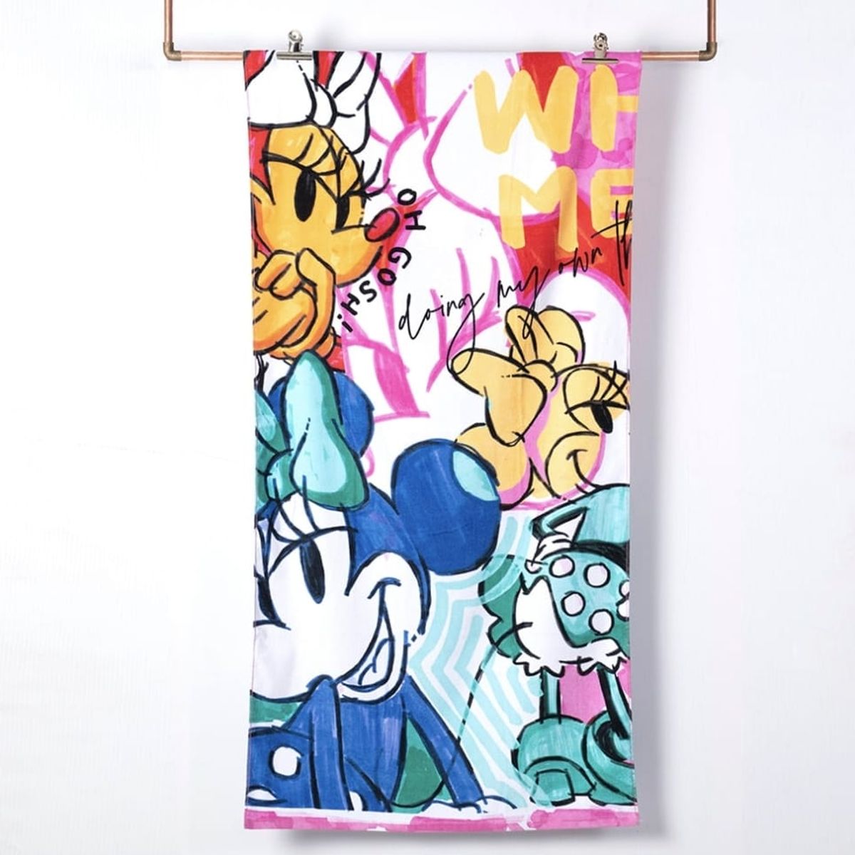 GENERICO - Toalla De Playa Infantil 70x140 cm - Pink Look