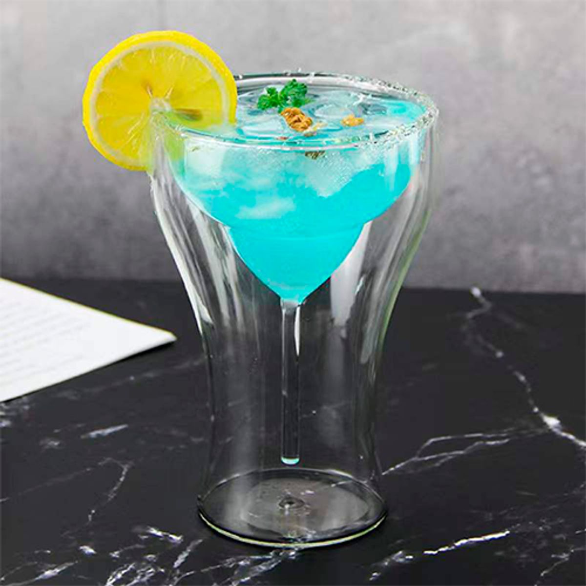 PERFECT CLASS - Set 2 Vasos Licor Doble Pared 270ml