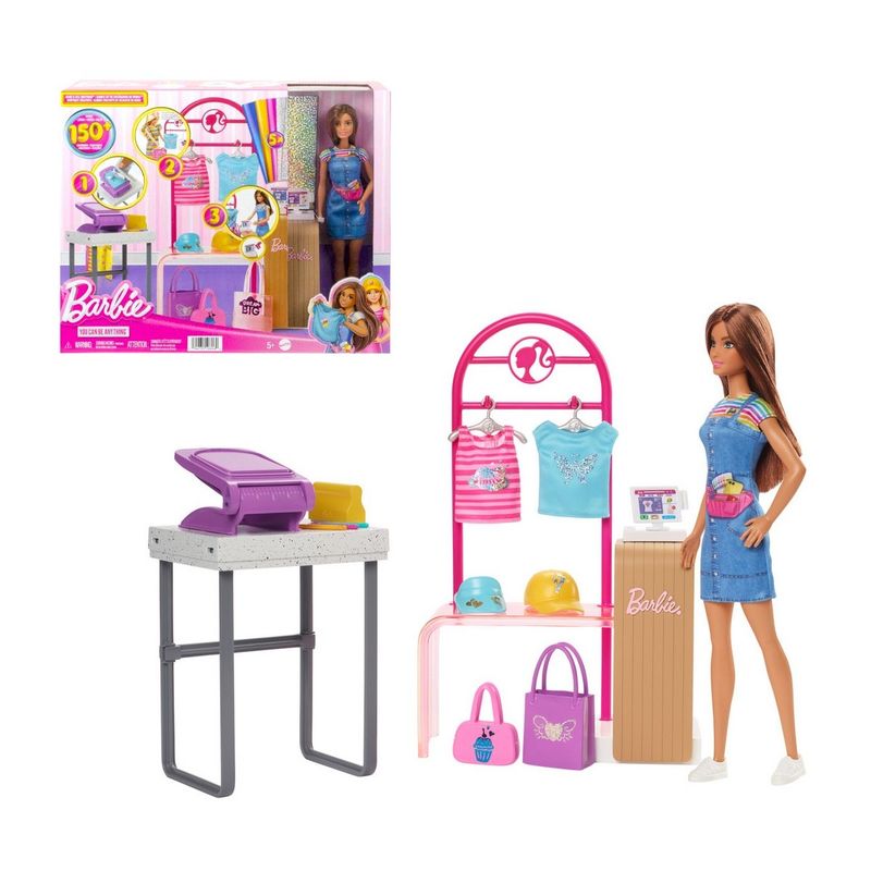 BARBIE - BARBIE PROFESIONES SET DE JUEGO DISEÑADORA DE MODAS.-