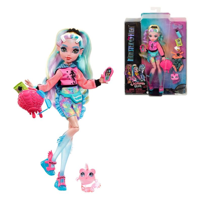 MONSTER HIGH - MONSTER HIGH MUÑECA LAGOONA MODA