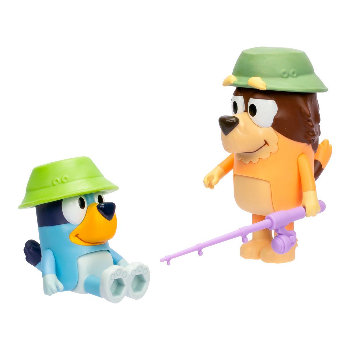 BLUEY - Figuras de acción Bluey pack 2 personajes pescando