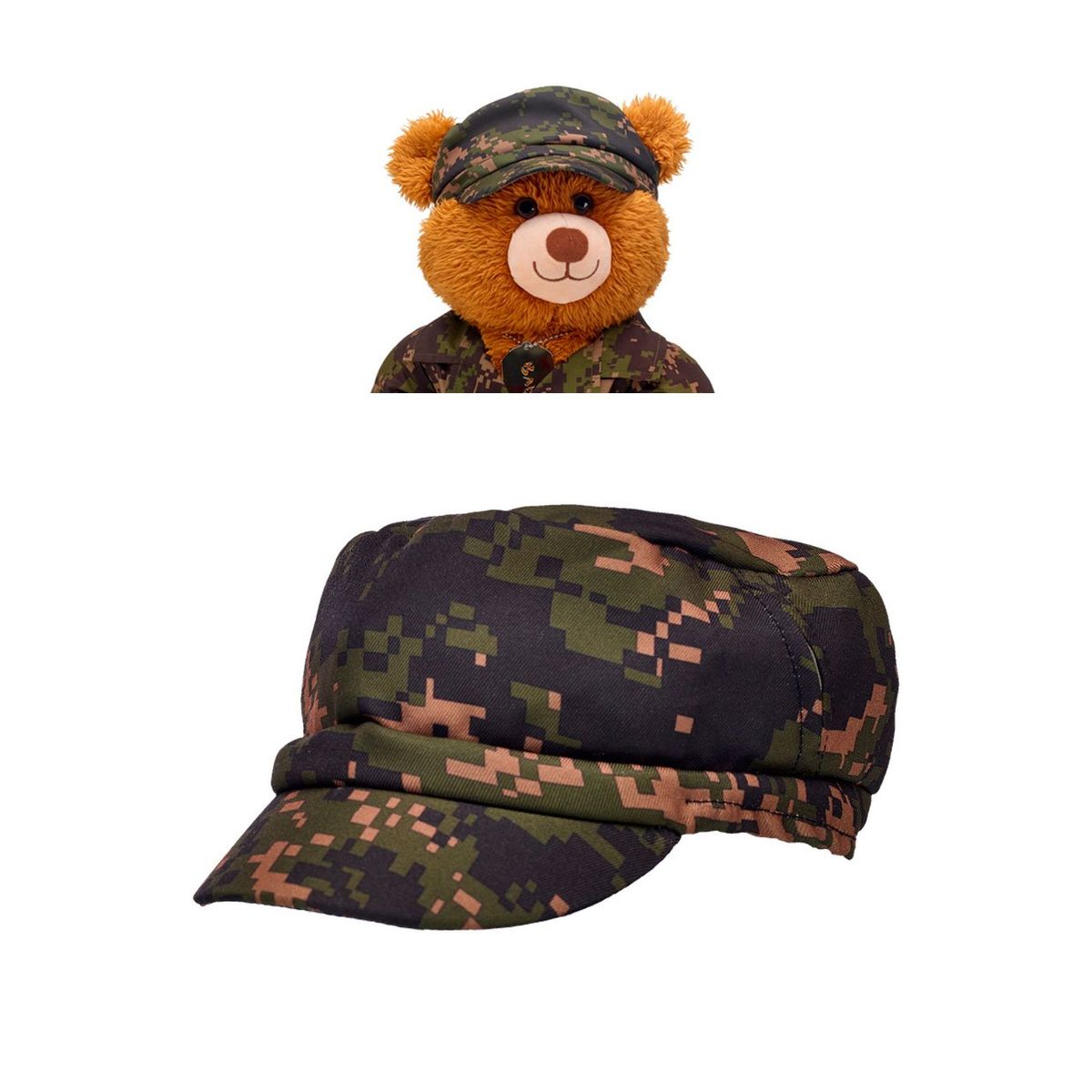 BUILD A BEAR - Sombrero camuflado verde Build A Bear accesorios peluches