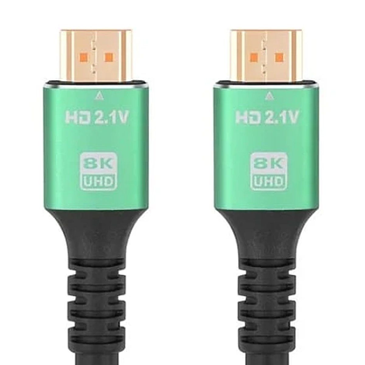 GENERICO - CABLE HDMI 2.1 8K 5 MTS. M/M, CONEC. BAÑO ORO. PREMIUM
