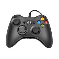 Mando Control Compatible con Xbox Pc Cable Alternativo Color Negro