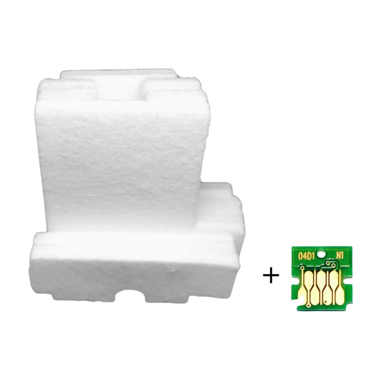 GENERICO - Almohadillas y Chip T04D1 Impresora Epson L14150 L6171 L6490 L6270