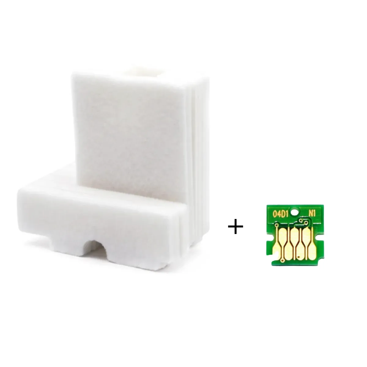 GENERICO - Almohadillas y Chip T04D1 Impresora Epson L14150 L6171 L6490 L6270