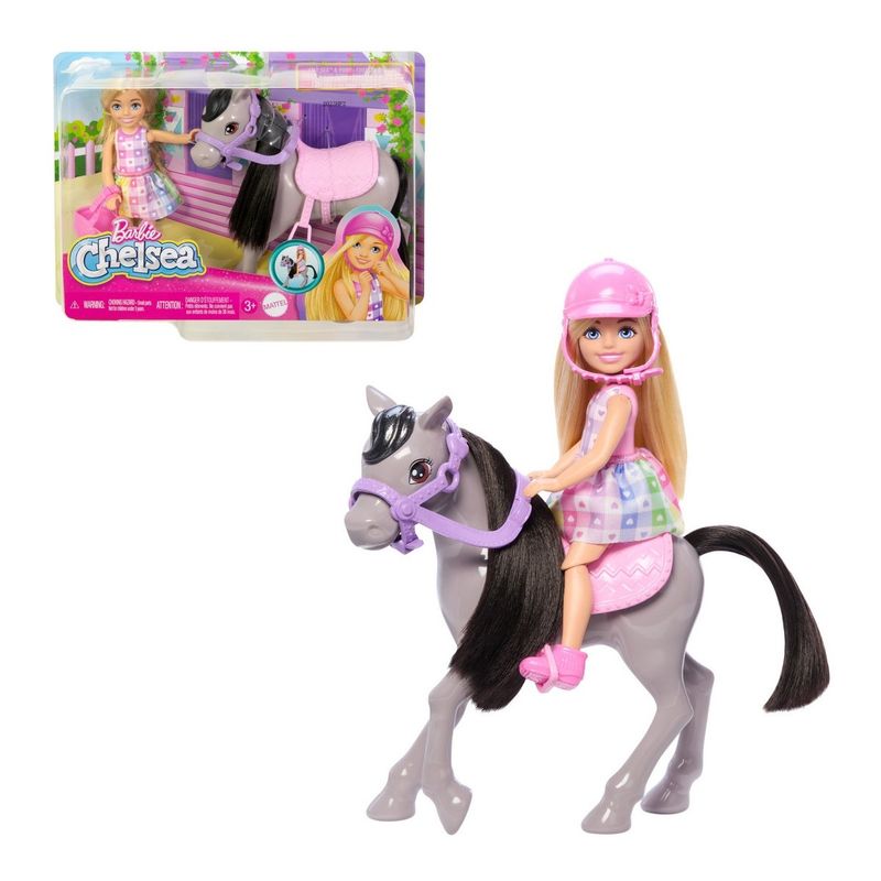 BARBIE - BARBIE SET DE JUEGO CHELSEA PASEO EN PONY