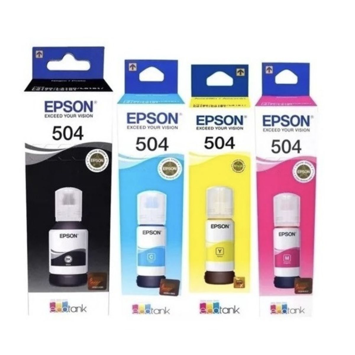 EPSON - Pack Tinta Epson T504 Original L4260 L14150 L6171 L6191 4160