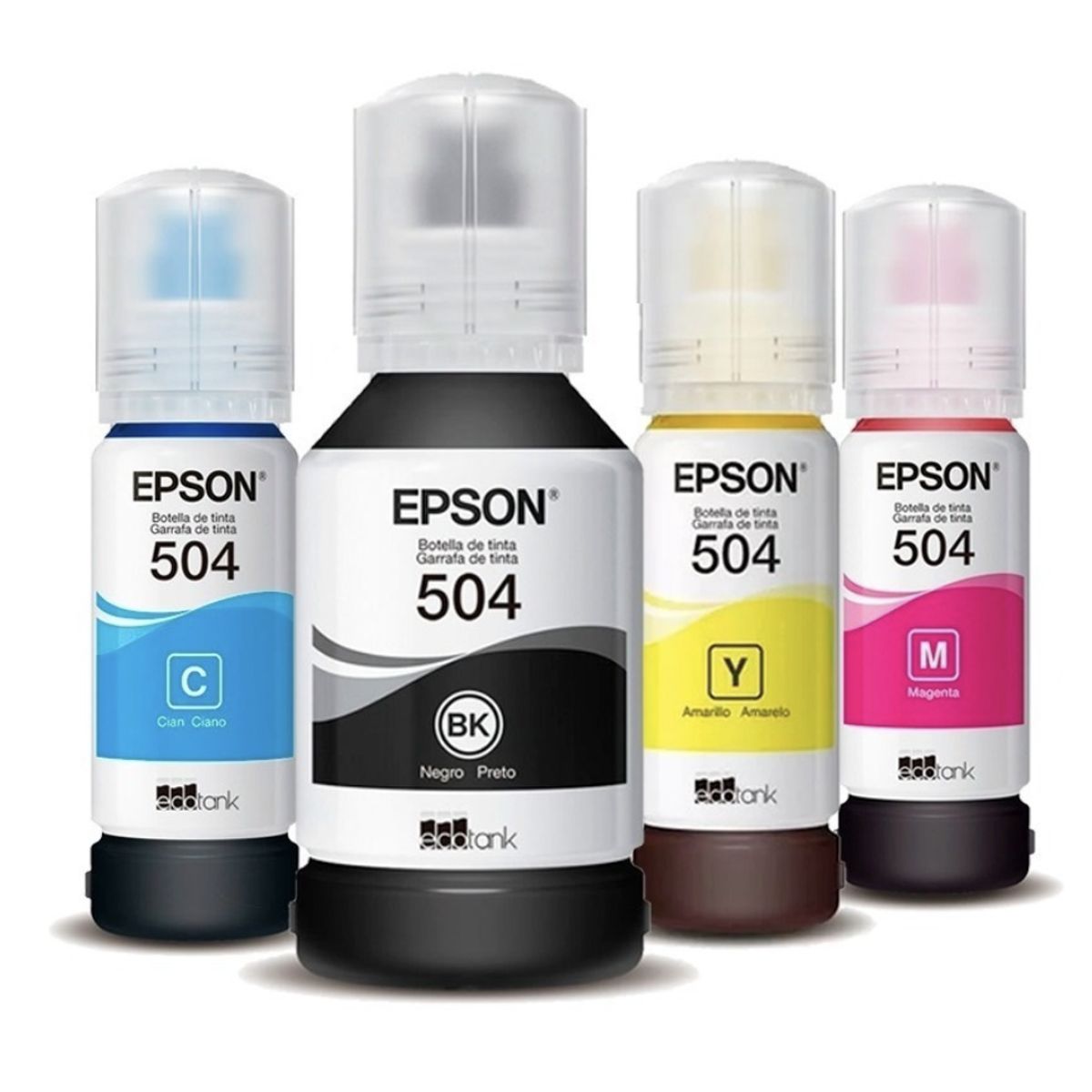 EPSON - Pack Tinta Epson T504 Original L4260 L14150 L6171 L6191 4160