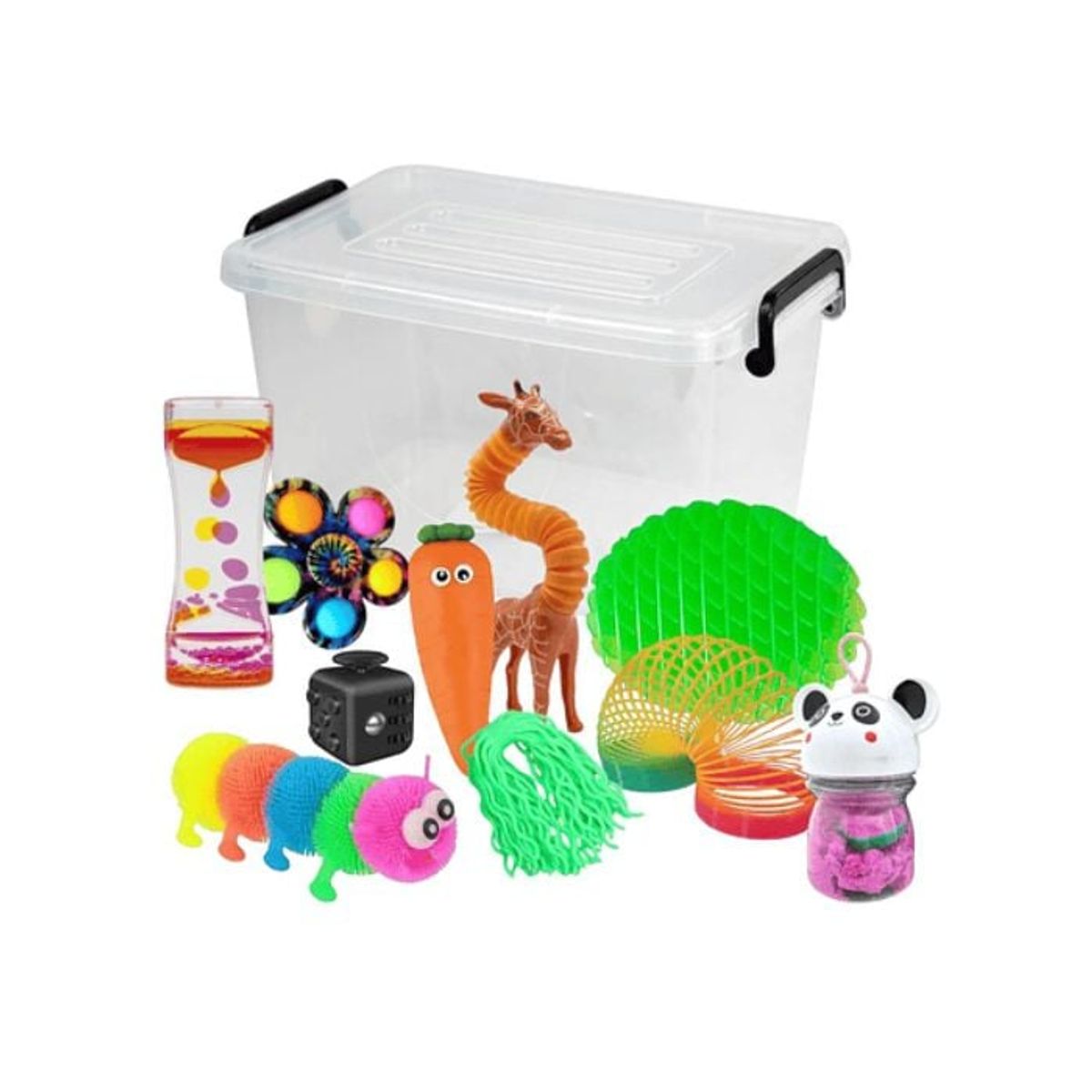 GENERICO - Caja Sensorial Para Calma Y Alivio Ansiedad Autismo Tea Tdah