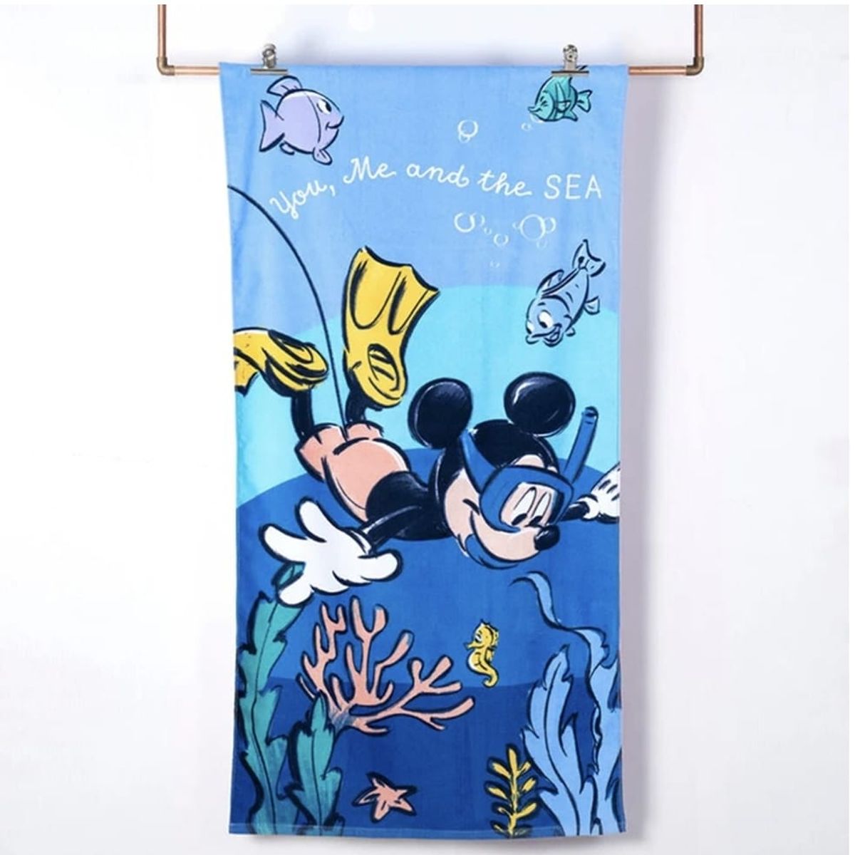 GENERICO - Toalla De Playa Infantil 70x140 cm - Blue Sea
