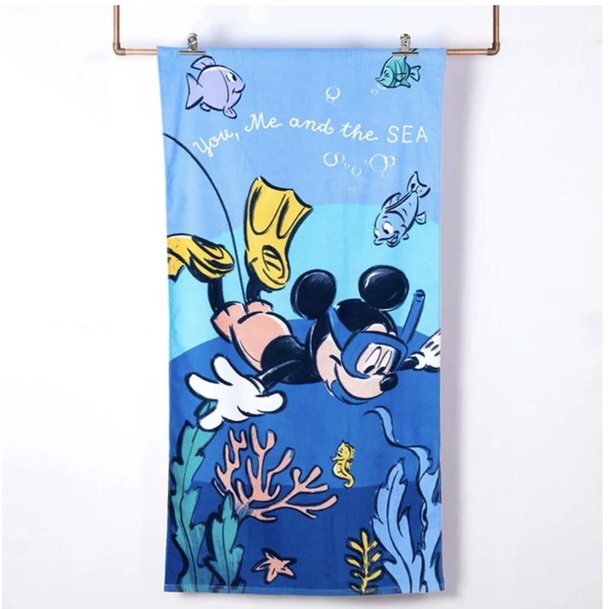 GENERICO - Toalla De Playa Infantil 70x140 cm - Blue Sea