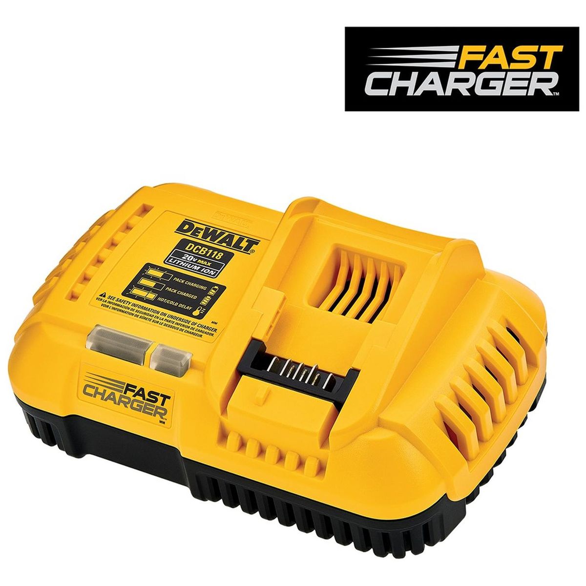 DEWALT - Cargador Flexvolt Litio Ion 20v-60v Dewalt Dcb118-b2