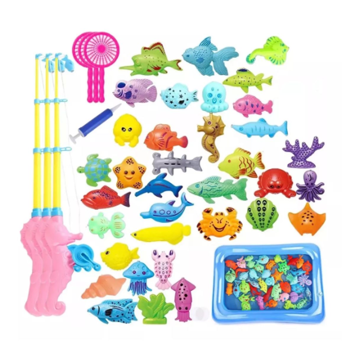 GENERICO - Pesca Milagrosa Piscina Juego 52 Piezas Regalo Niños