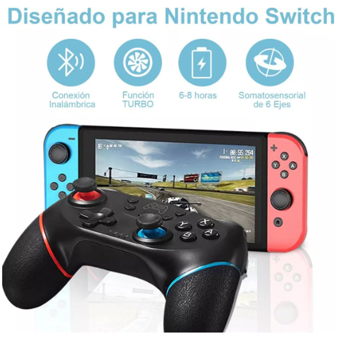 GENERICO - Control Switch Gamepad Inalámbrico Joystick Bluetooth Mando