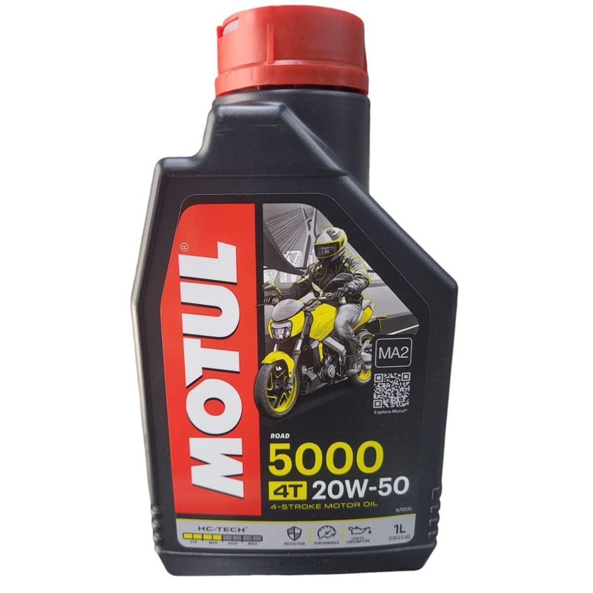 MOTUL - Aceite Moto Motul 20w 50 5000 Semi Sintético 4T 1L