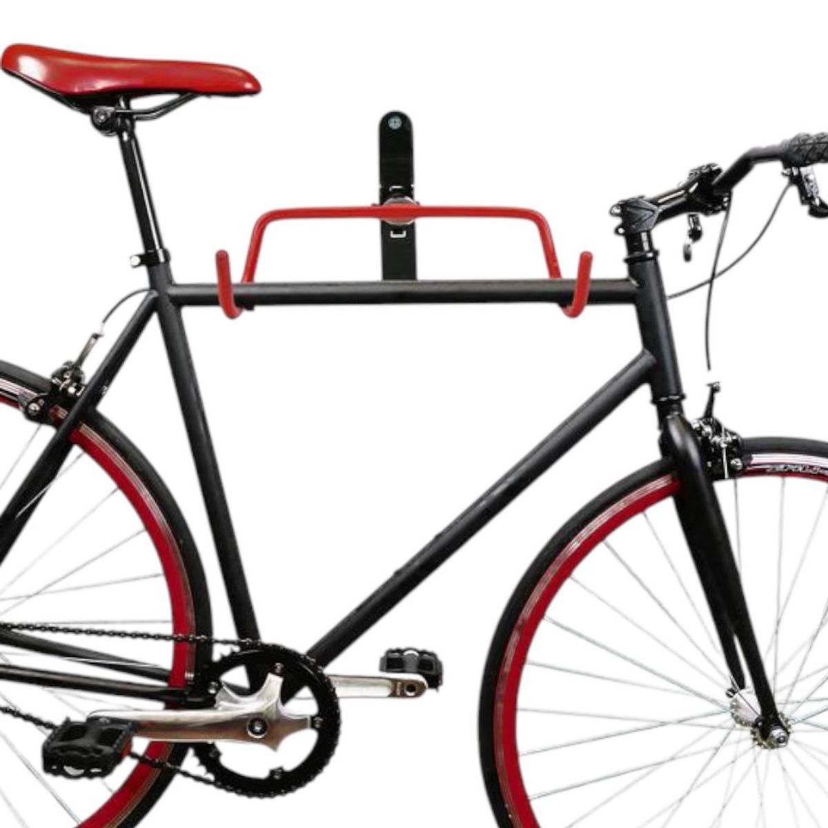 GENERICO - Soporte Bicicleta Pared Plegable Doble Gancho