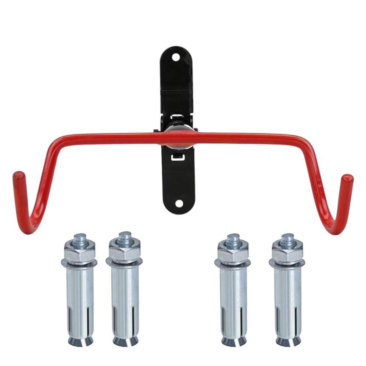 GENERICO - Soporte Bicicleta Pared Plegable Doble Gancho