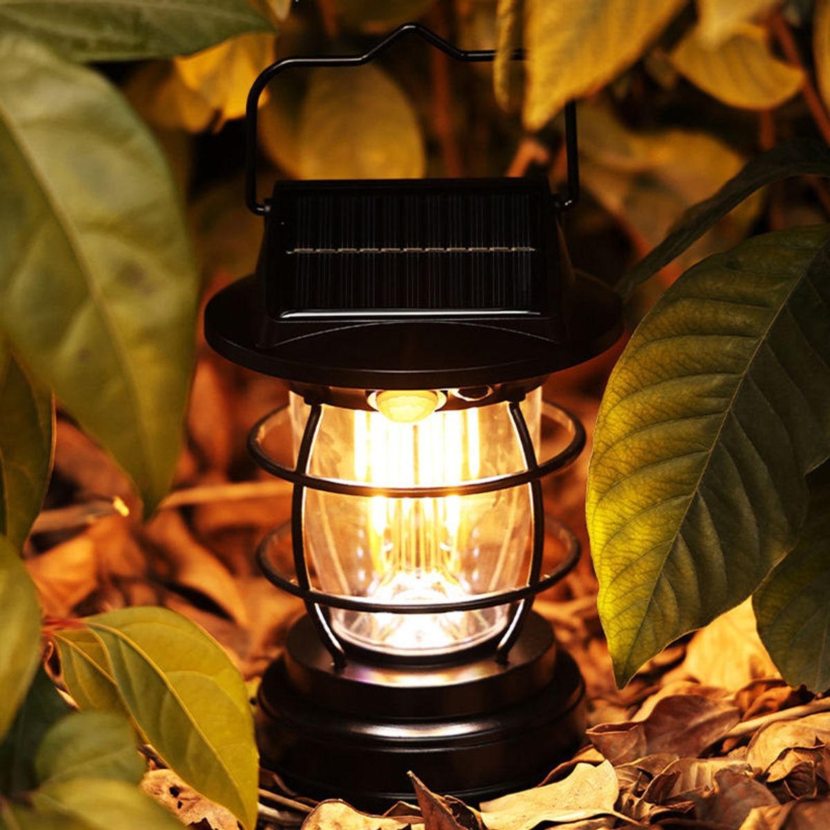 IRM - Lampara  Farol  Para Exteriores Recargable Con Energia Solar