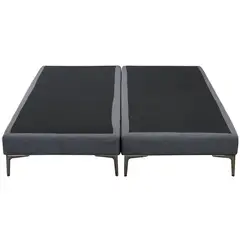 BLOCCARE - Cama Tradicional King + Colchon Premium CIC / Patas De metal 15 cm